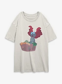 Disney Lilo & Stitch Laundry Monster Womens Oversized T-Shirt