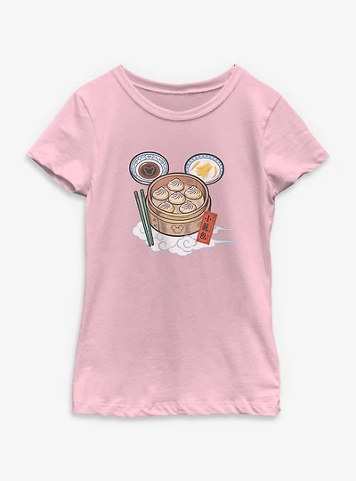 Disney Mickey Mouse Xialongbao Dumplings Youth Girls T-Shirt