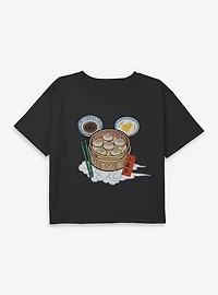 Disney Mickey Mouse Xialongbao Dumplings Youth Girls Boxy T-Shirt
