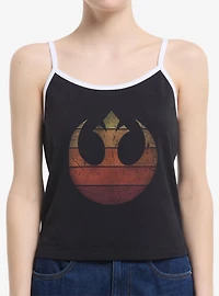 Star Wars Rebel Retro Gradient Womens Cami Tank Top