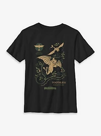 How To Train Your Dragon Toothless Warning Youth T-Shirt