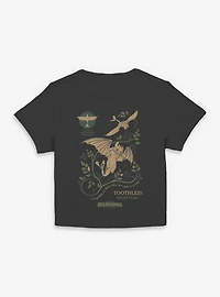How To Train Your Dragon Toothless Warning Womens Baby T-Shirt