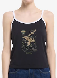 How To Train Your Dragon Toothless Warning Womens Cami Tank Top