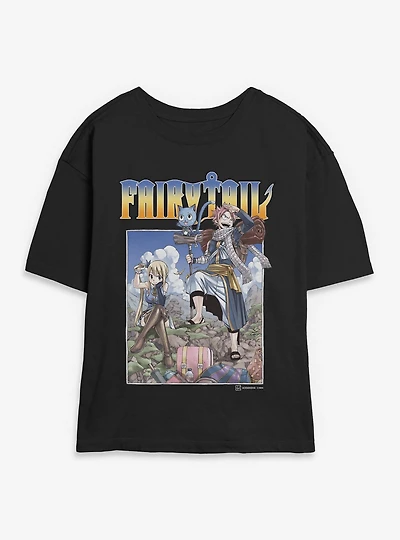 Fairy Tail On A Mission Womens Skimmer T-Shirt