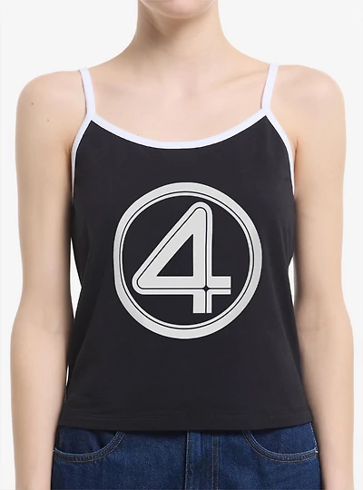 Marvel Fantastic Four Logo Womens Cami Tank Top