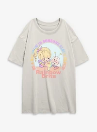 Rainbow Brite Be A Womens Oversized T-Shirt