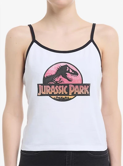 Jurassic Park Logo Womens Cami Tank Top