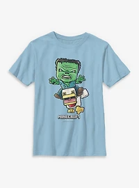 A Minecraft Movie Chicken Jockey Youth T-Shirt