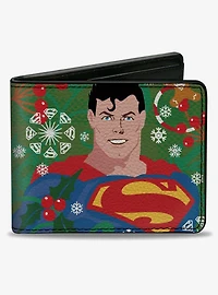 DC Comics Superman Christmas and Icons Bifold Wallet