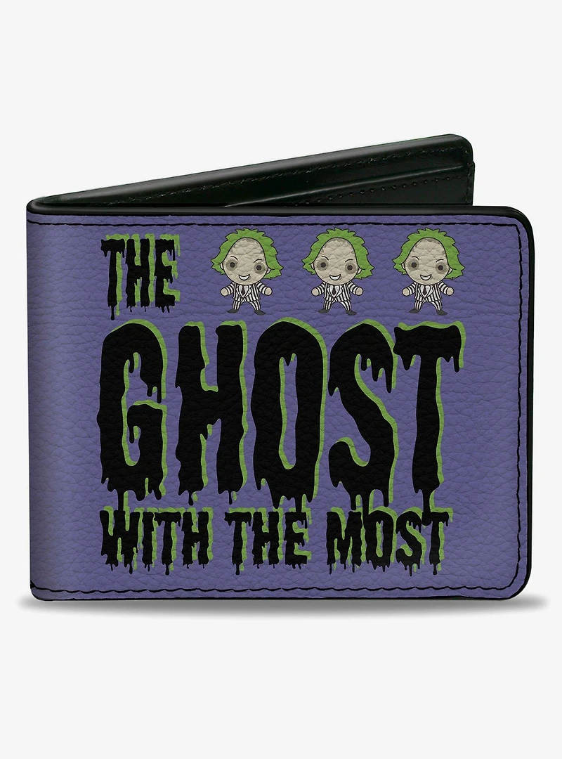 Beetlejuice Chibi The Ghost With The Most Bifold Wallet