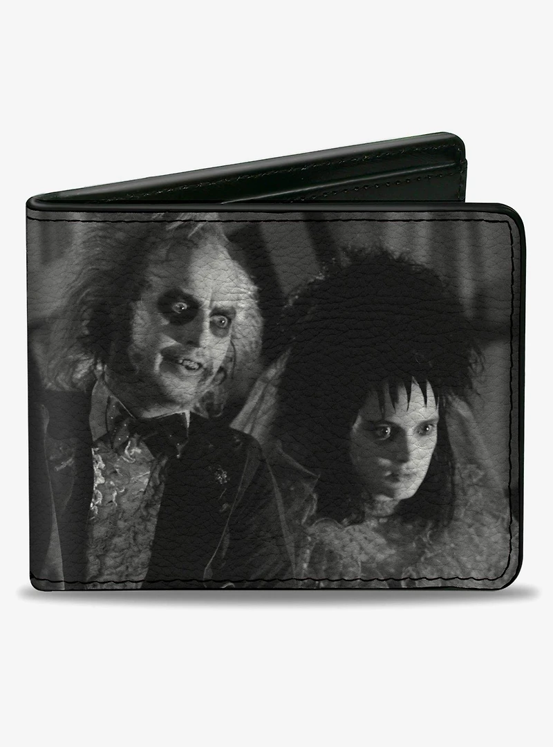 Beetlejuice and Lydia Wedding Scene Blocks Bifold Wallet
