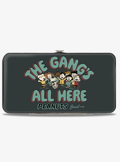 Peanuts Gang 75th The Gangs All Here Group Hinged Wallet