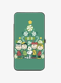 Peanuts Christmas Tree Group Hinged Wallet