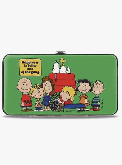 Peanuts Gang 75th Happiness Is Being One of The Gang Hinged Wallet