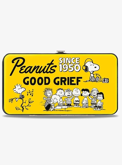 Peanuts Gang Since 1950 Good Grief Group Hinged Wallet