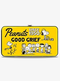 Peanuts Gang Since 1950 Good Grief Group Hinged Wallet