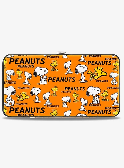 Peanuts Snoopy and Woodstock Poses Hinged Wallet