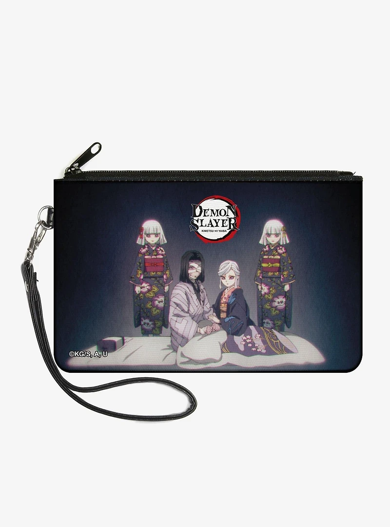 Demon Slayer: Kimetsu No Yaiba Ubuyashiki Parents & Daughters Zip Clutch Wallet