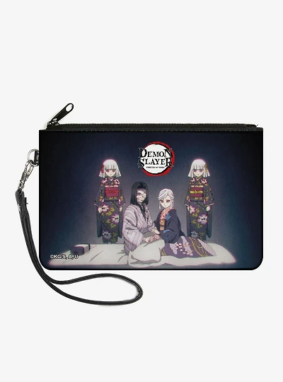 Demon Slayer: Kimetsu No Yaiba Ubuyashiki Parents & Daughters Zip Clutch Wallet