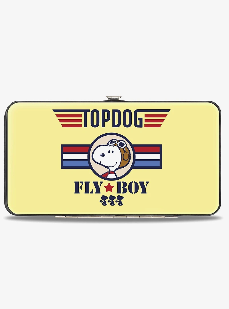 Peanuts Snoopy Fly Boy Top Dog Flying Ace Hinged Wallet
