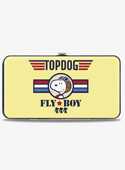 Peanuts Snoopy Fly Boy Top Dog Flying Ace Hinged Wallet