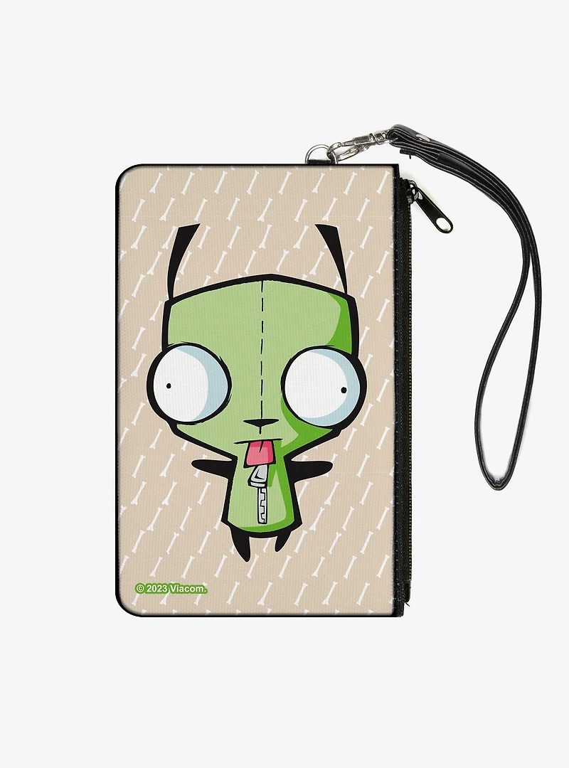 Invader Zim GIR and Bone Zip Clutch Wallet