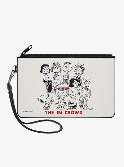 Peanuts Gang 75th The In Crowd Group Zip Clutch Wallet