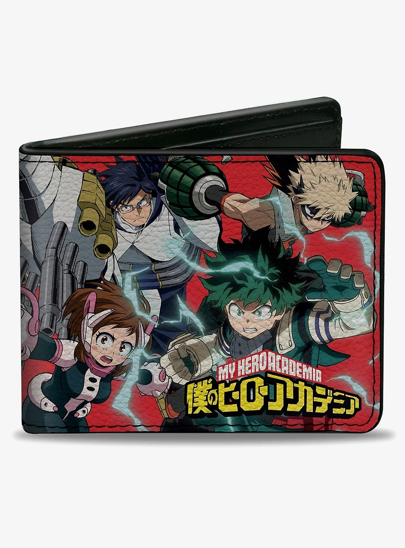 My Hero Academia Eight Character Group Bifold Wallet