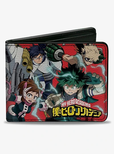My Hero Academia Eight Character Group Bifold Wallet