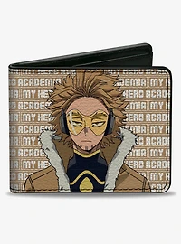 My Hero Academia Hawks With Text and Bifold Wallet