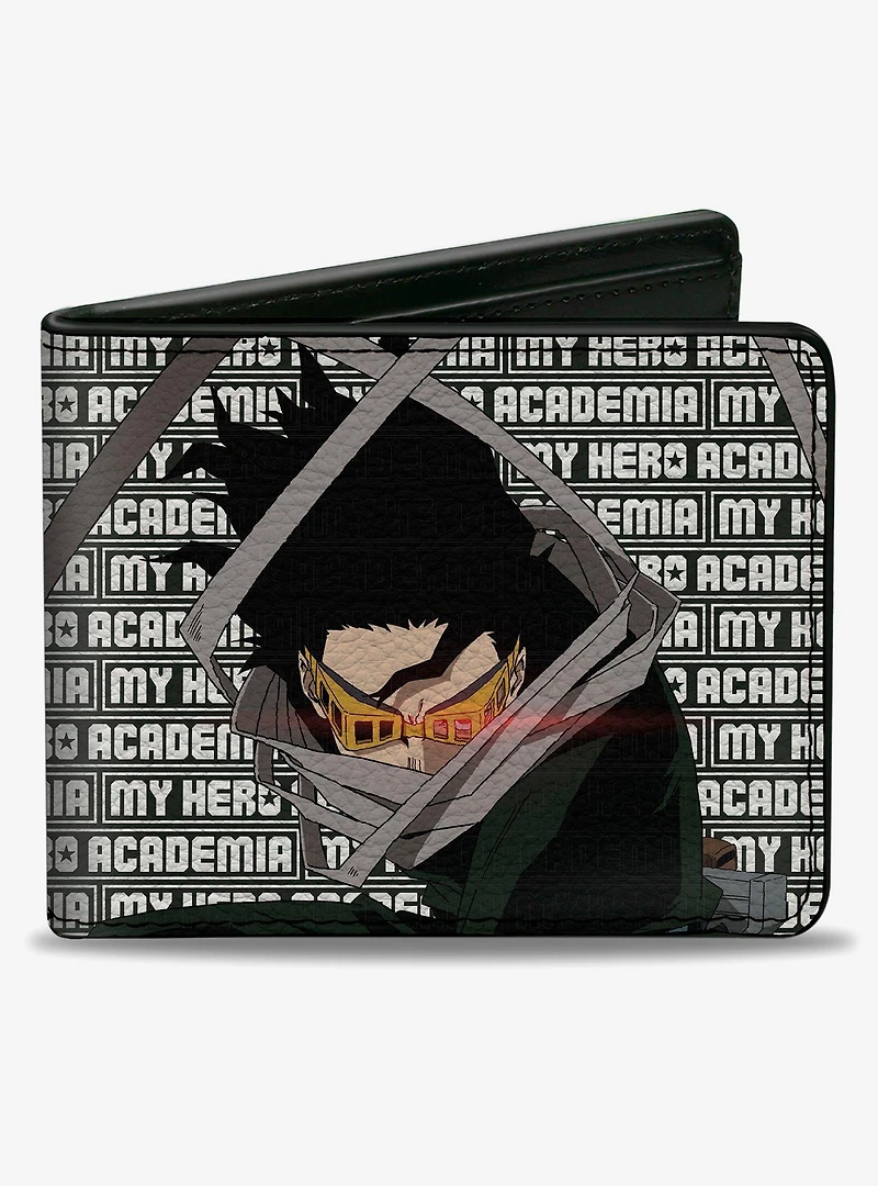 My Hero Academia Eraser Head With Text Bifold Wallet