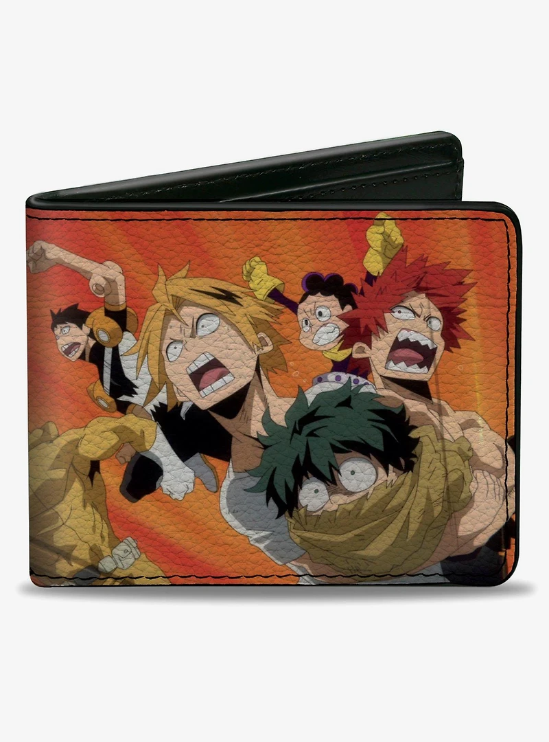 My Hero Academia Six Heroes Attack Bifold Wallet