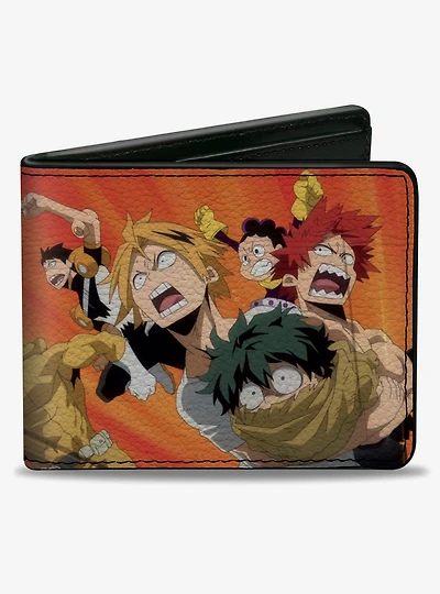 My Hero Academia Six Heroes Attack Bifold Wallet