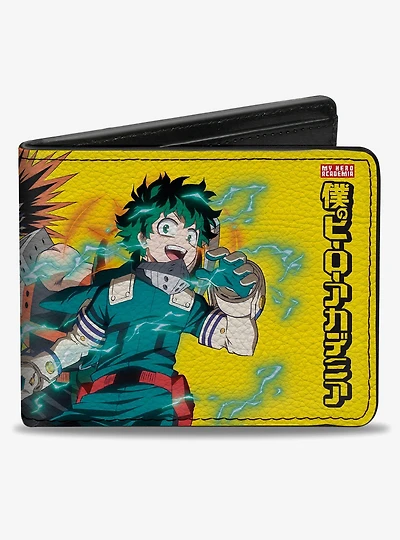 My Hero Academia Three Character Group and Bifold Wallet