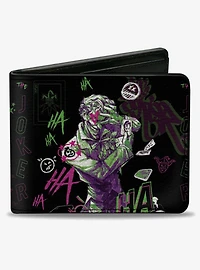 DC Comics The Joker The Clown Prince of Crime Bifold Wallet
