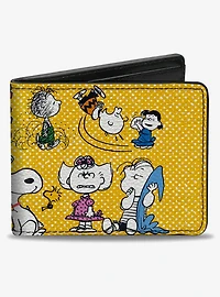 Peanuts Gang Featuring Good Ol' Charlie Brown Poses Bifold Wallet
