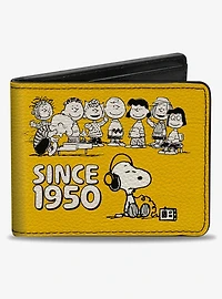 Peanuts Gang Since 1950 Good Grief Group Bifold Wallet
