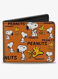 Peanuts Snoopy and Woodstock Poses Bifold Wallet