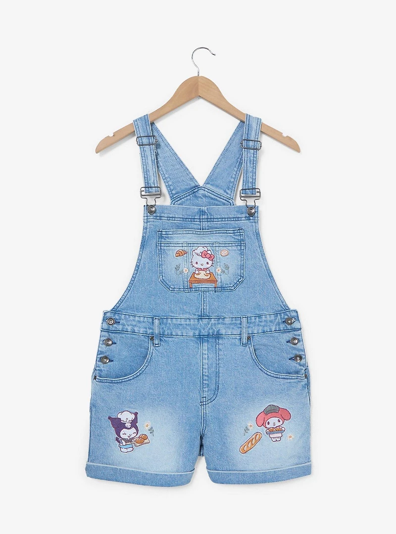 Sanrio Hello Kitty & Friends Bakery Women's Plus Short Overalls - BoxLunch Exclusive