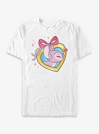 Disney Lilo & Stitch Angel Kiss Heart Locket T-Shirt