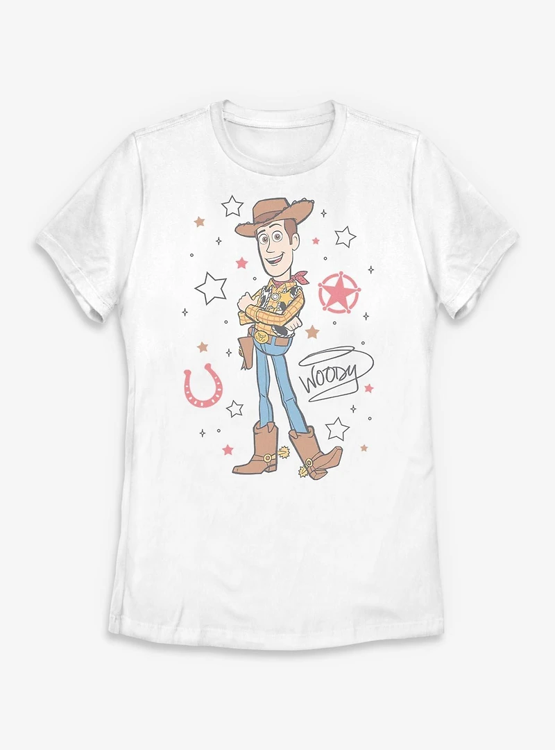 Disney Pixar Toy Story Cowboy Woody Womens T-Shirt