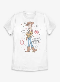 Disney Pixar Toy Story Cowboy Woody Womens T-Shirt