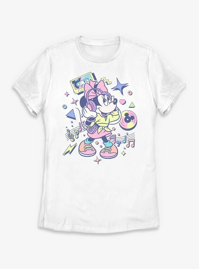 Disney Minnie Mouse Retro Womens T-Shirt