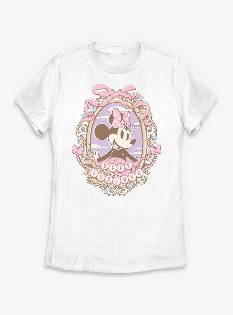 Disney Minnie Mouse Best Friends Forever Womens T-Shirt