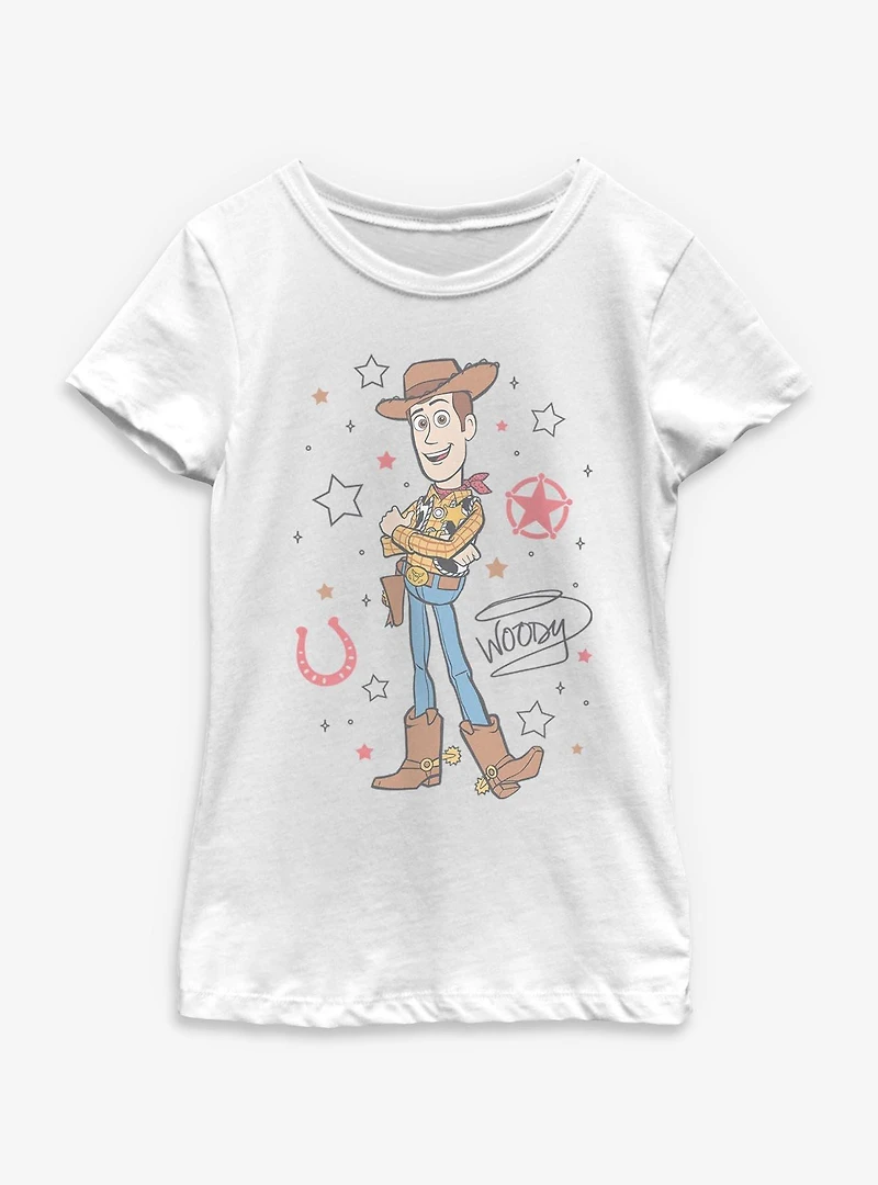 Disney Pixar Toy Story Cowboy Woody Youth Girls T-Shirt