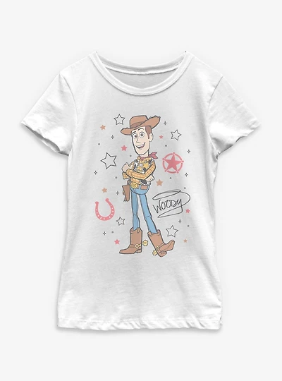 Disney Pixar Toy Story Cowboy Woody Youth Girls T-Shirt
