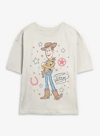 Disney Pixar Toy Story Cowboy Woody Womens Skimmer T-Shirt