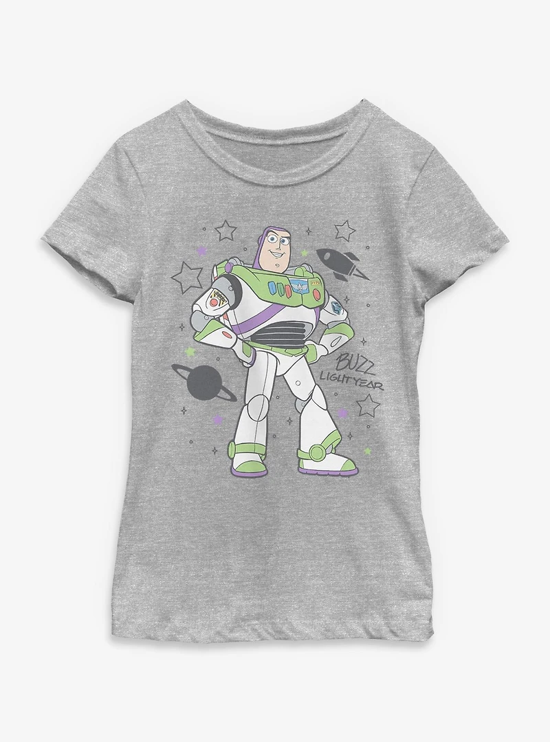 Disney Pixar Toy Story Buzz Light Year Youth Girls T-Shirt