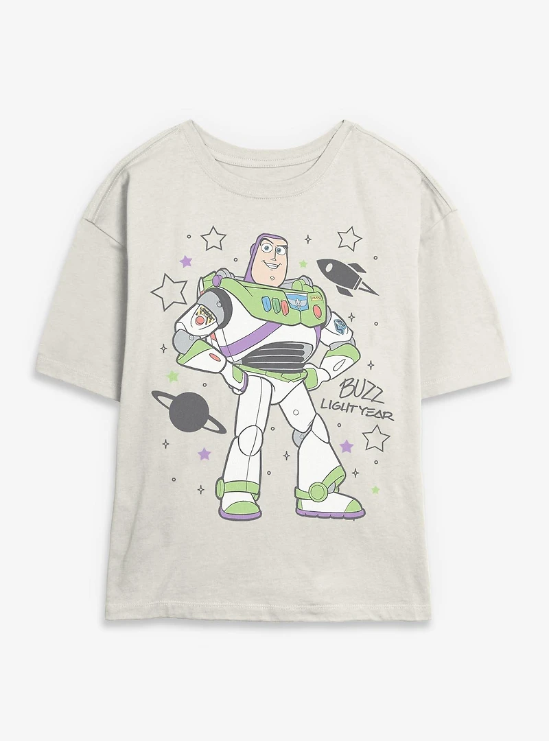 Disney Pixar Toy Story Buzz Light Year Womens Skimmer T-Shirt