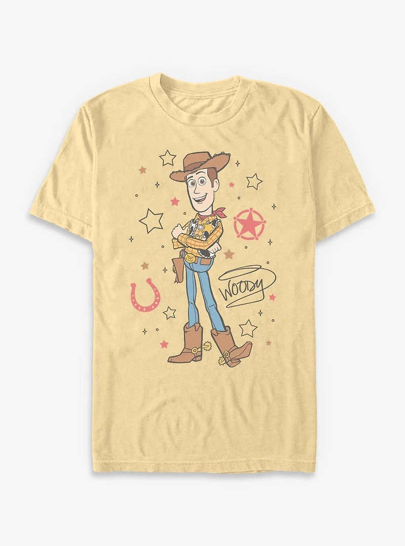 Disney Pixar Toy Story Cowboy Woody Garment Dye T-Shirt